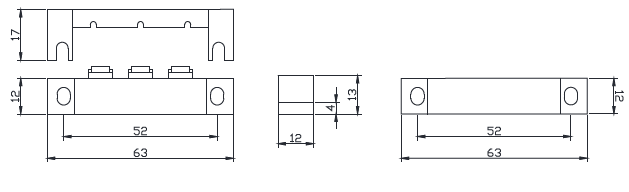LC-MC10512 Opbouw magneetcontact met NO Contact