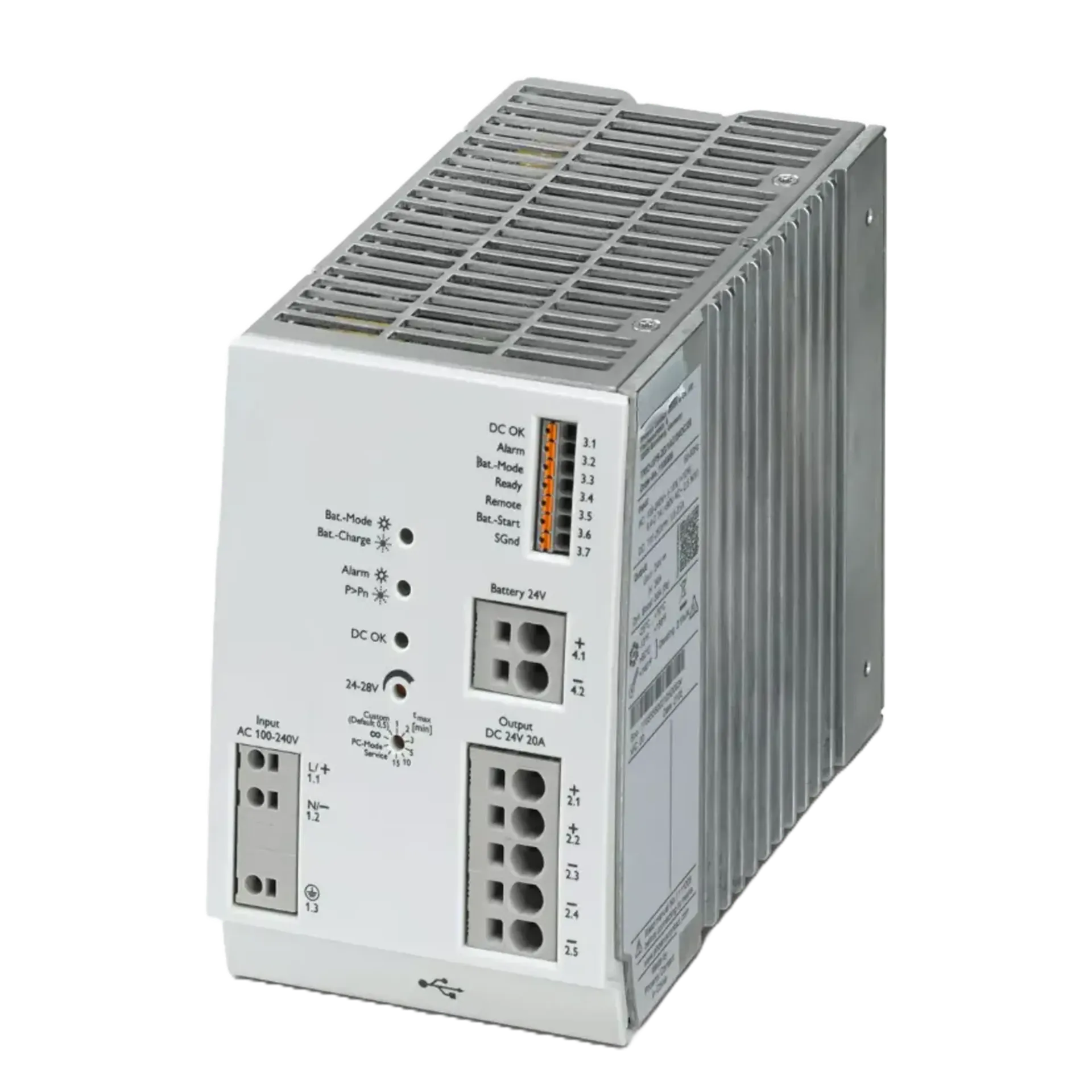 [1105556] 1105556 TRIO-UPS-2G/1AC/24DC/20A