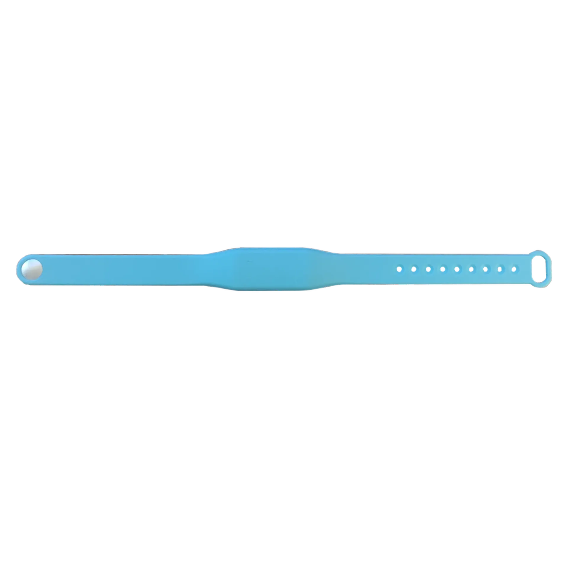 [LCWBSBMS52] Mifare 1K verstelbare Siliconen Armband licht blauw