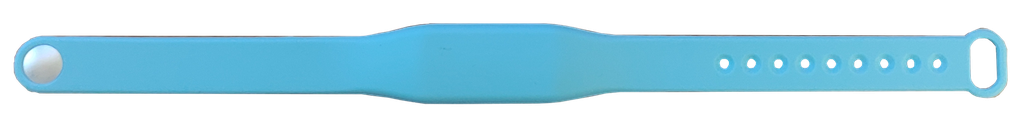 Mifare 1K verstelbare Siliconen Armband licht blauw