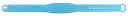 Mifare 1K verstelbare Siliconen Armband licht blauw
