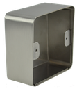 Opbouw inox behuizing rechthoekig / VIERKANT