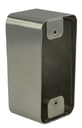 Opbouw inox behuizing rechthoekig / vierkant