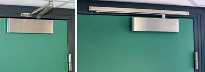 Schuifarm INOX