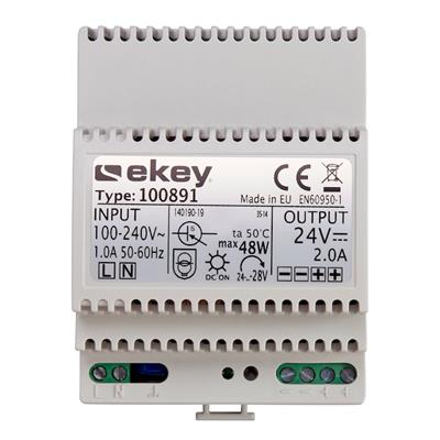 Voeding Din rail
