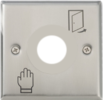 [SP-82] Achterplaat inox vierkant (19mm)