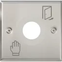 [SP-85] Achterplaat inox vierkant (22mm)