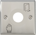 [SP-88] Achterplaat inox vierkant (38mm)