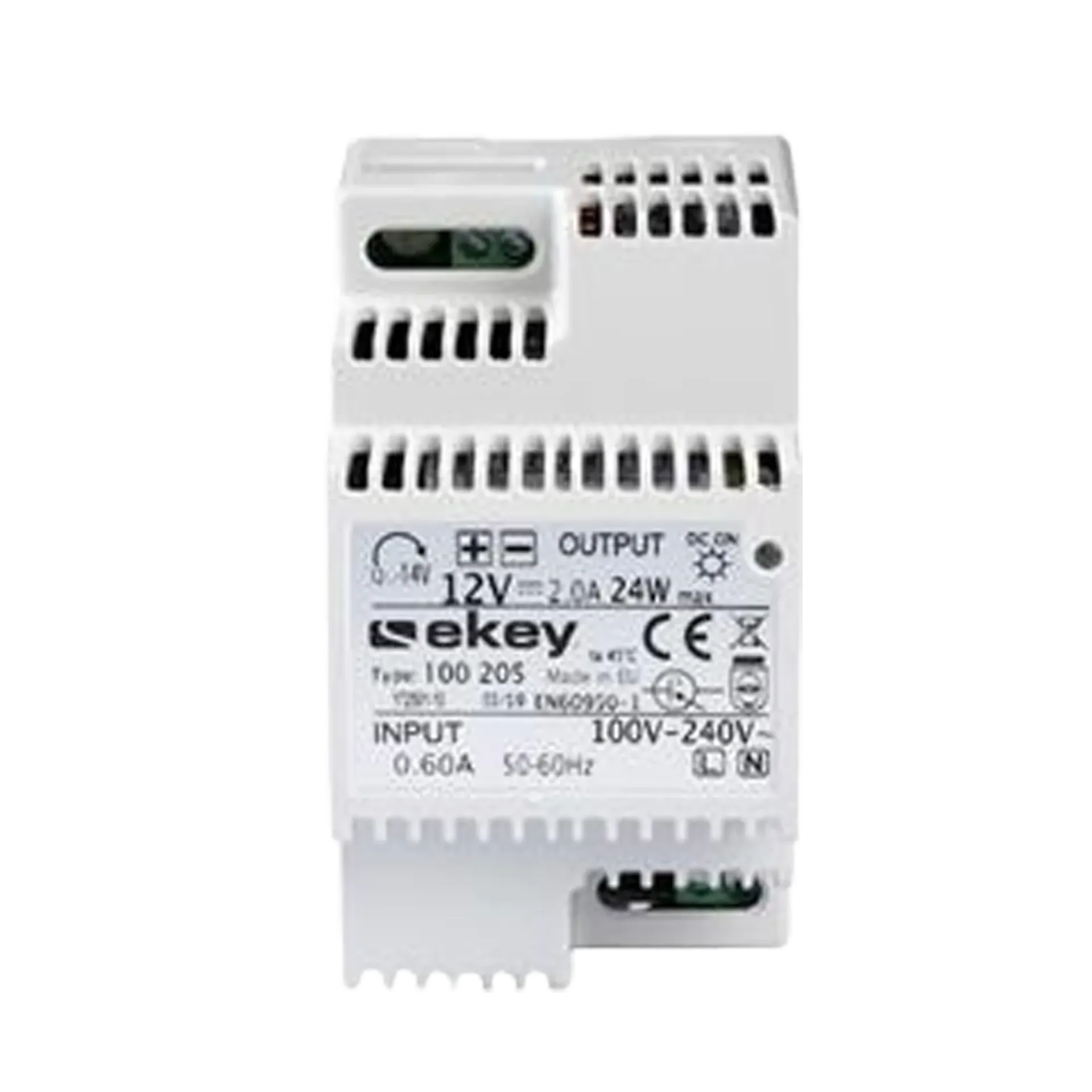 [100205] Voeding Din rail (12V DC)
