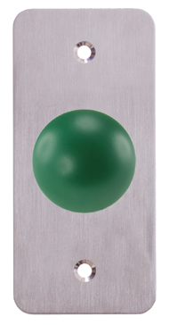 SW-50R Paddestoelvormige drukknop met rechthoekige montage plaat
