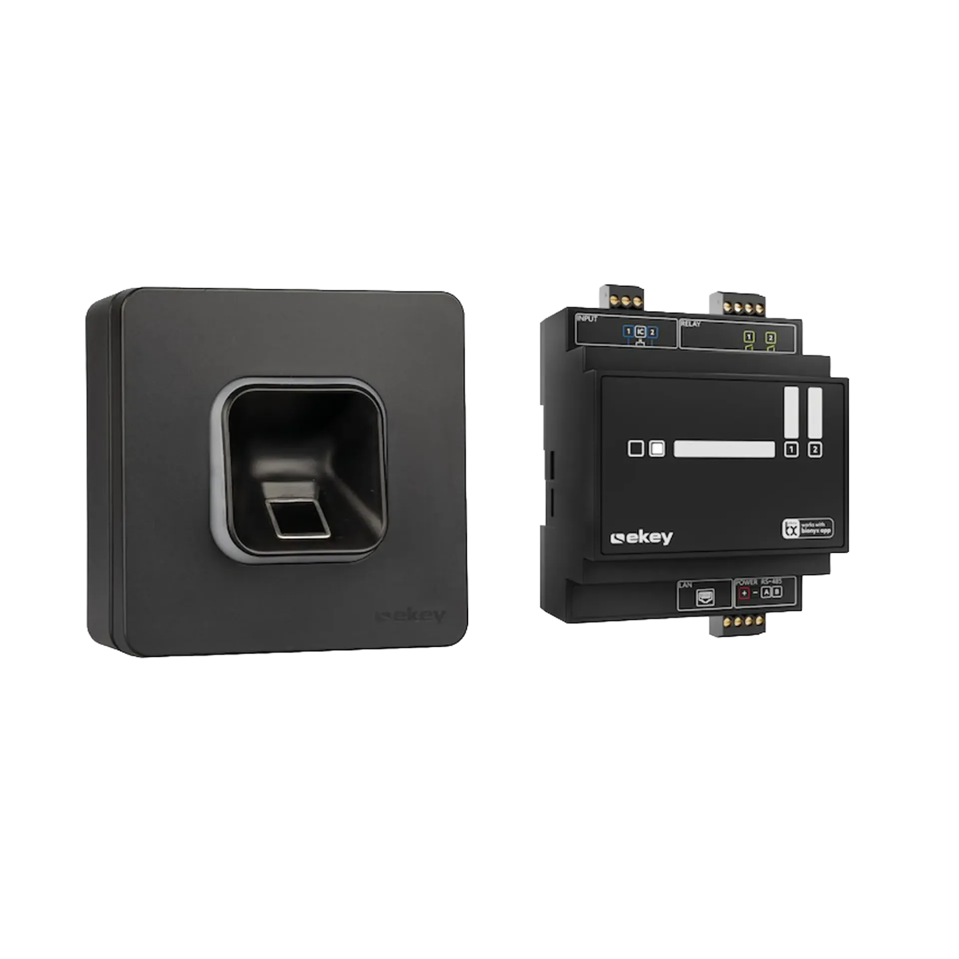 [203706] Ekey xLine fingerprint set wall mounting (Zwart)