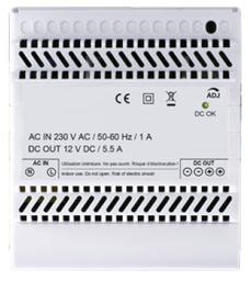 [LCDX1205] DIN rail voeding 12V DC 5A