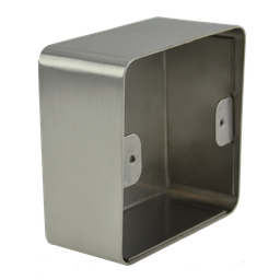 [BPV] Opbouw inox behuizing Vierkant