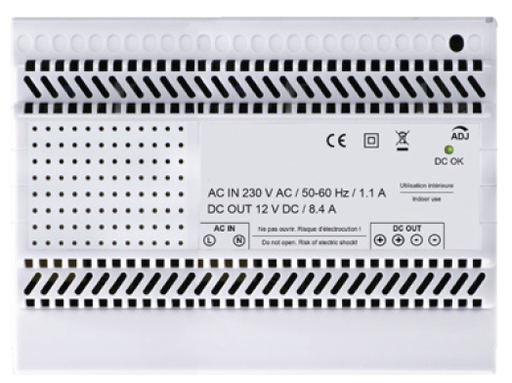 [LCDX1205.5] LCDX1205.5 DIN rail voeding 12V DC 5,5A