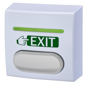 [SP-115LED] SP-115LED Exit Drukknop wit met Led verlichting