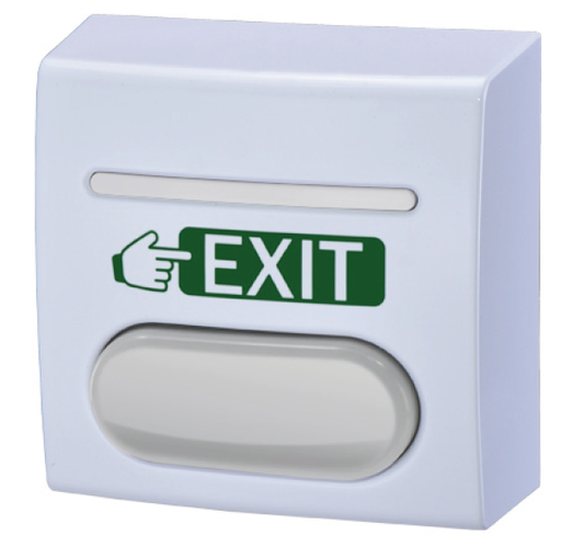 Exit Drukknop wit